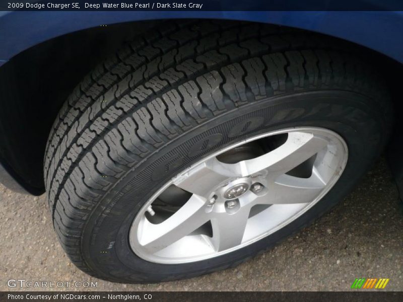 Deep Water Blue Pearl / Dark Slate Gray 2009 Dodge Charger SE