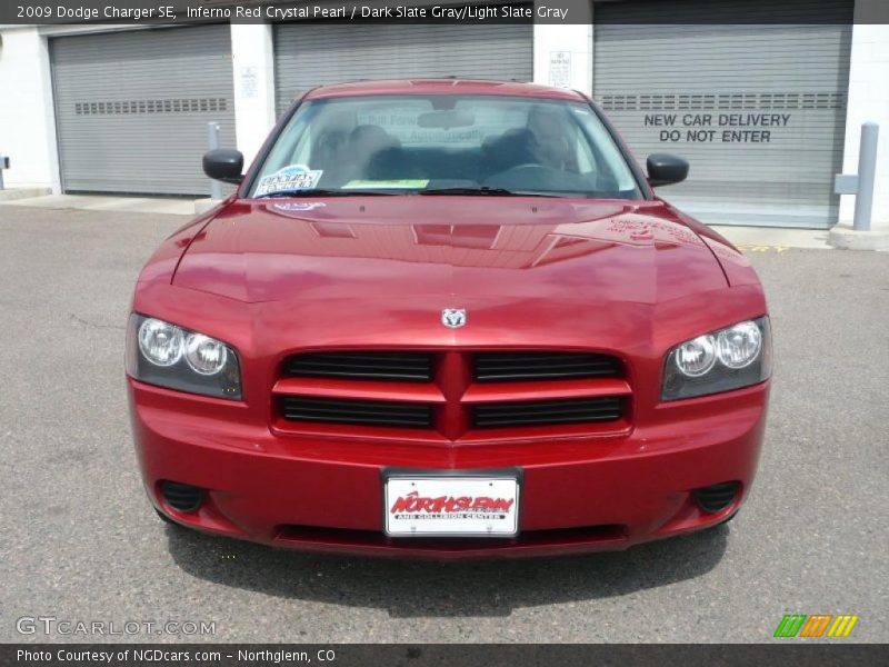 Inferno Red Crystal Pearl / Dark Slate Gray/Light Slate Gray 2009 Dodge Charger SE