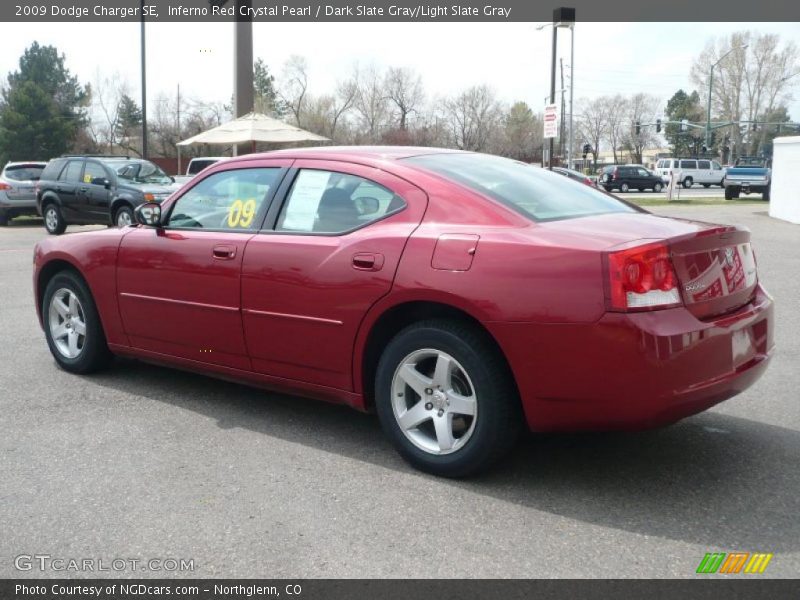 Inferno Red Crystal Pearl / Dark Slate Gray/Light Slate Gray 2009 Dodge Charger SE