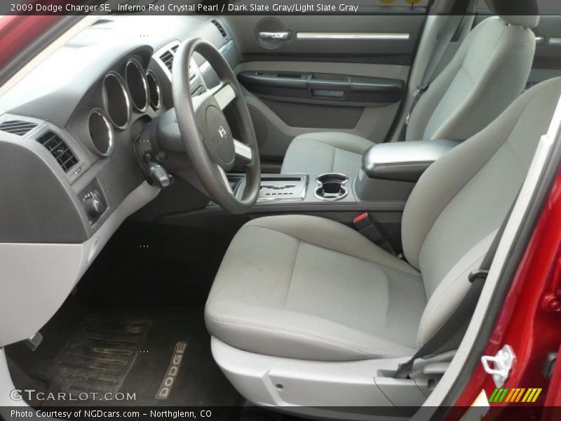 Inferno Red Crystal Pearl / Dark Slate Gray/Light Slate Gray 2009 Dodge Charger SE