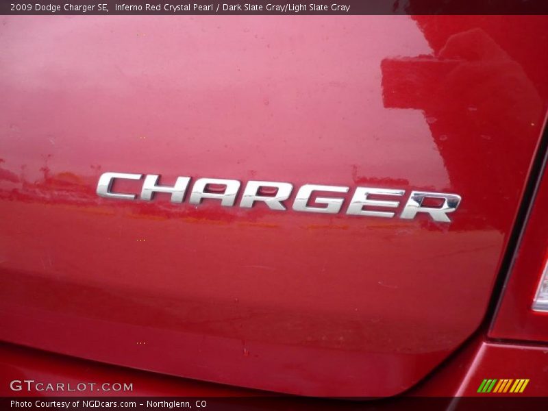 Inferno Red Crystal Pearl / Dark Slate Gray/Light Slate Gray 2009 Dodge Charger SE