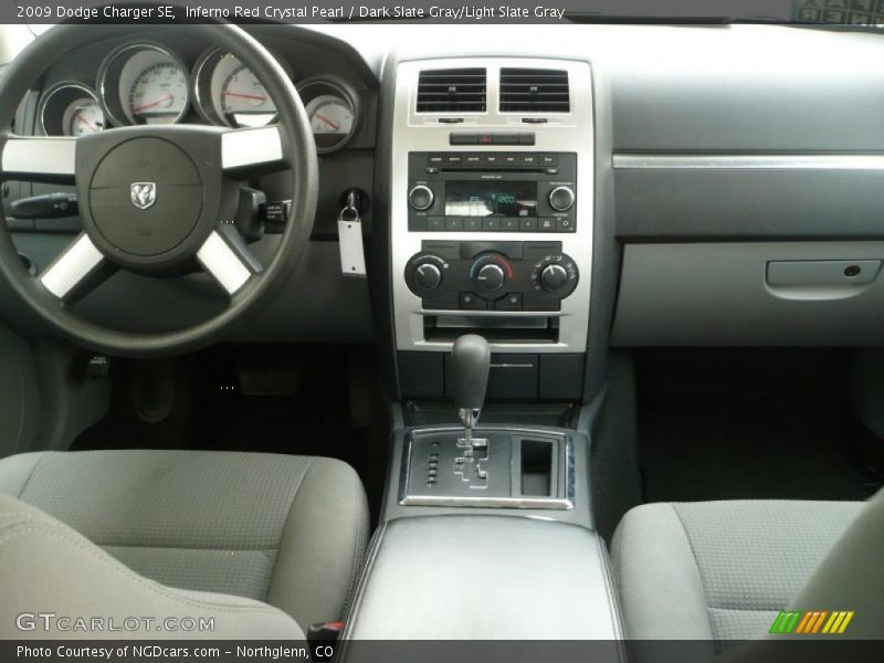 Inferno Red Crystal Pearl / Dark Slate Gray/Light Slate Gray 2009 Dodge Charger SE