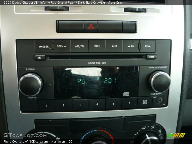 Inferno Red Crystal Pearl / Dark Slate Gray/Light Slate Gray 2009 Dodge Charger SE
