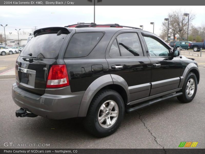 Ebony Black / Gray 2004 Kia Sorento EX 4WD