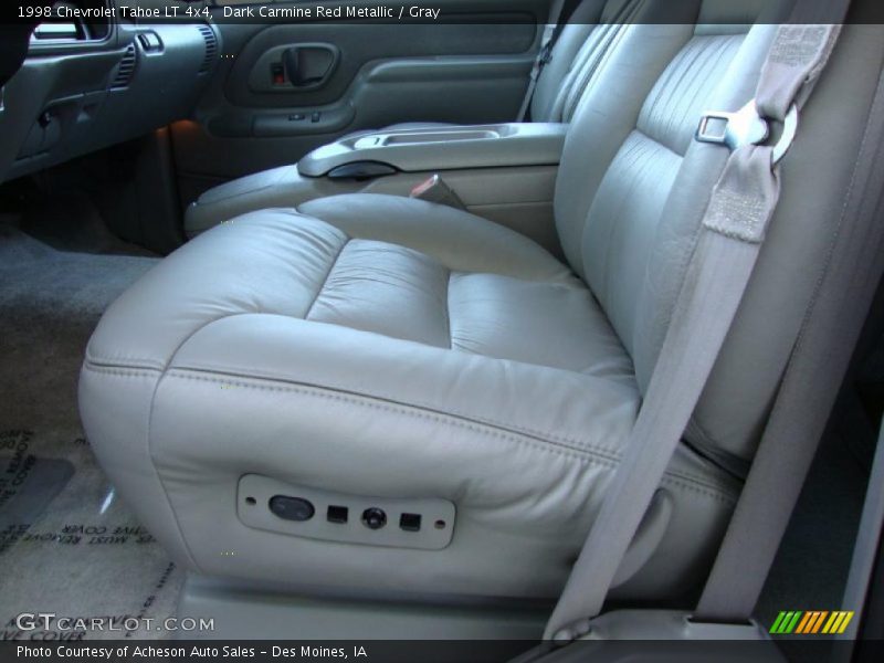 Dark Carmine Red Metallic / Gray 1998 Chevrolet Tahoe LT 4x4