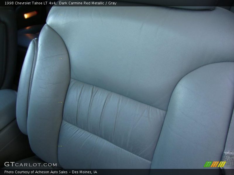 Dark Carmine Red Metallic / Gray 1998 Chevrolet Tahoe LT 4x4