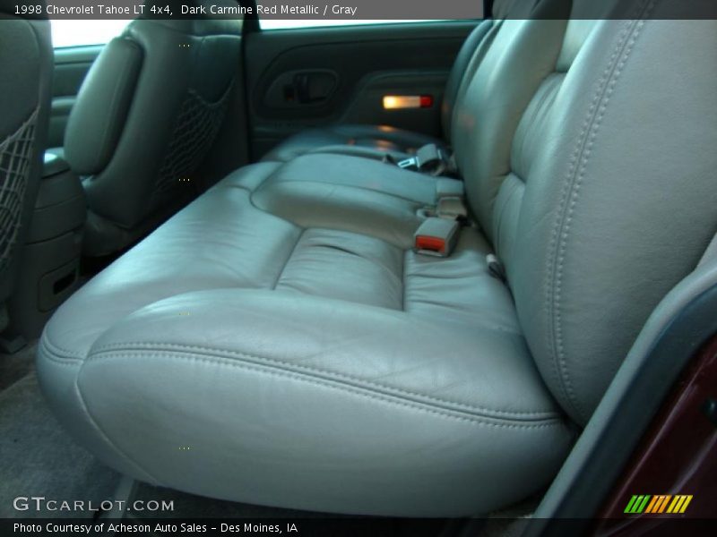Dark Carmine Red Metallic / Gray 1998 Chevrolet Tahoe LT 4x4