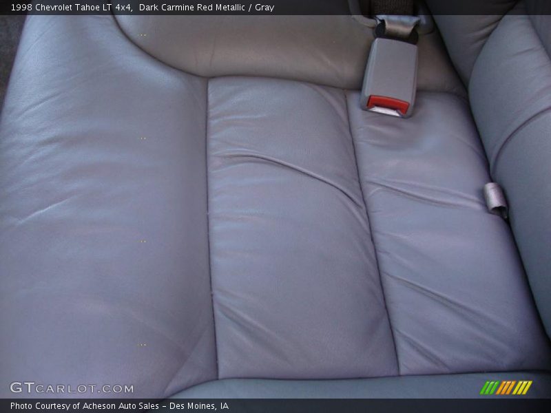 Dark Carmine Red Metallic / Gray 1998 Chevrolet Tahoe LT 4x4