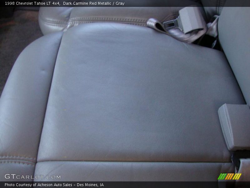 Dark Carmine Red Metallic / Gray 1998 Chevrolet Tahoe LT 4x4