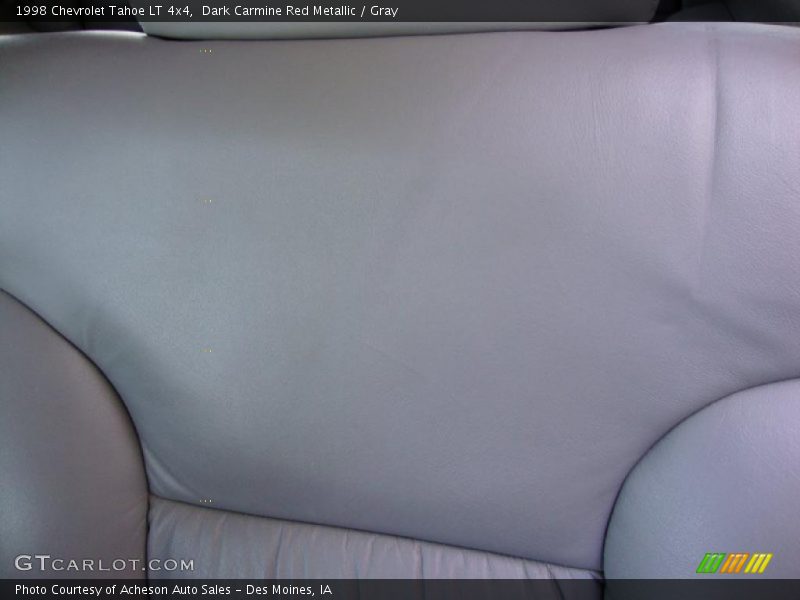 Dark Carmine Red Metallic / Gray 1998 Chevrolet Tahoe LT 4x4