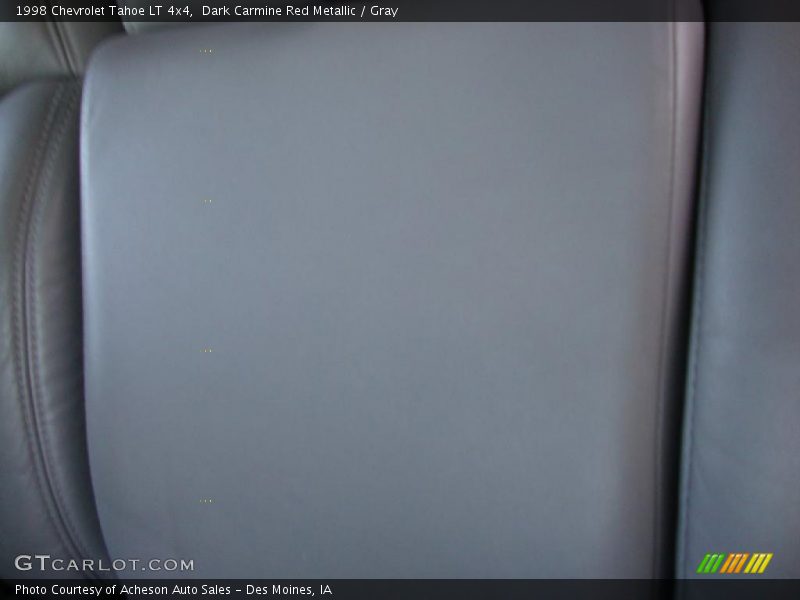 Dark Carmine Red Metallic / Gray 1998 Chevrolet Tahoe LT 4x4