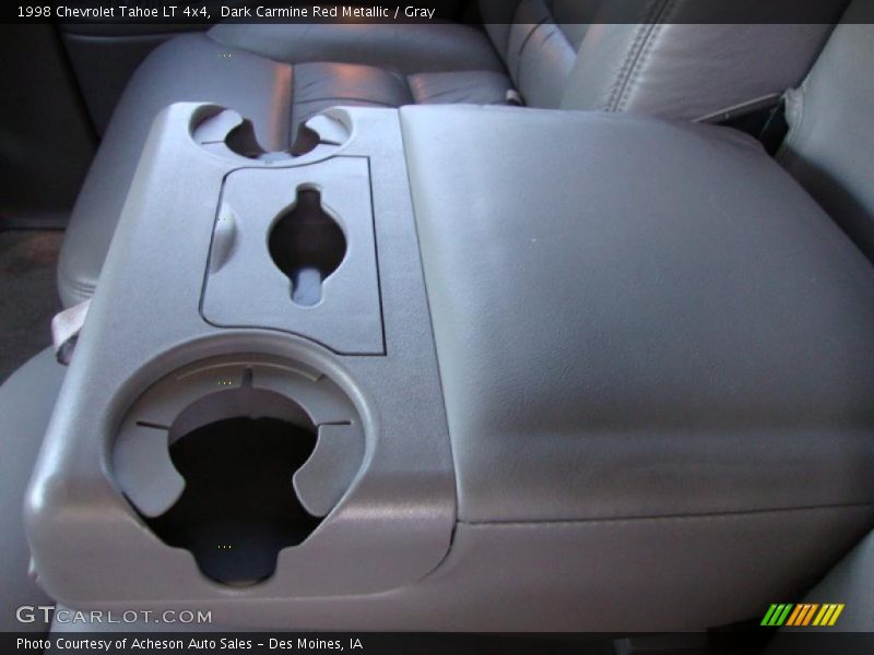 Dark Carmine Red Metallic / Gray 1998 Chevrolet Tahoe LT 4x4