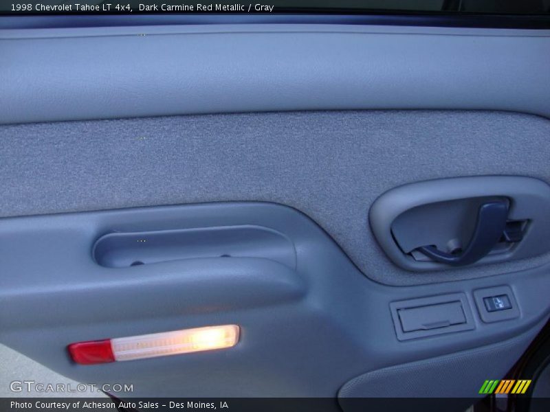 Dark Carmine Red Metallic / Gray 1998 Chevrolet Tahoe LT 4x4