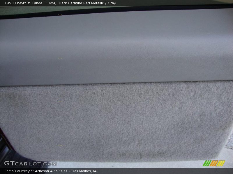 Dark Carmine Red Metallic / Gray 1998 Chevrolet Tahoe LT 4x4