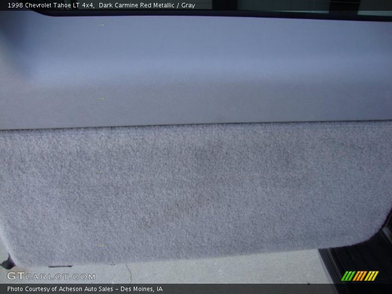 Dark Carmine Red Metallic / Gray 1998 Chevrolet Tahoe LT 4x4