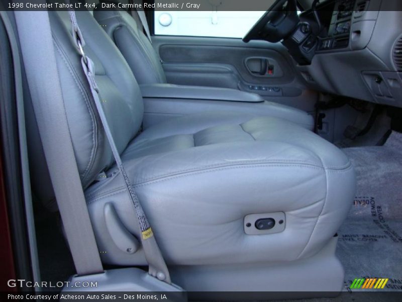 Dark Carmine Red Metallic / Gray 1998 Chevrolet Tahoe LT 4x4
