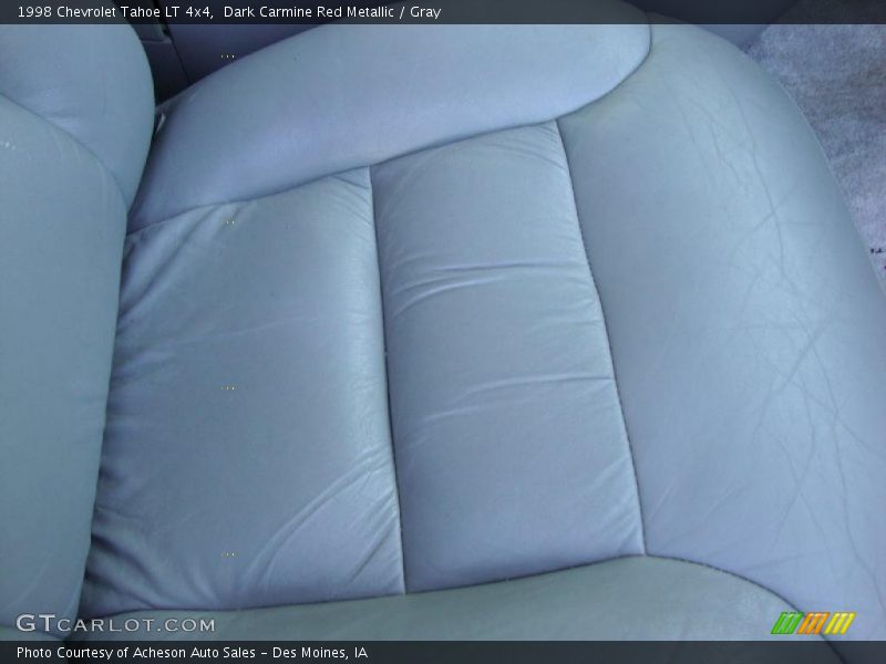 Dark Carmine Red Metallic / Gray 1998 Chevrolet Tahoe LT 4x4