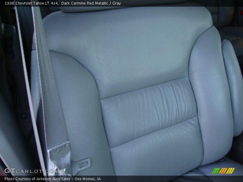 Dark Carmine Red Metallic / Gray 1998 Chevrolet Tahoe LT 4x4
