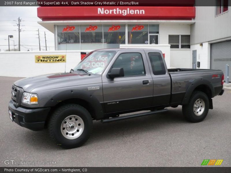 Dark Shadow Grey Metallic / Ebony/Blue 2007 Ford Ranger FX4 SuperCab 4x4