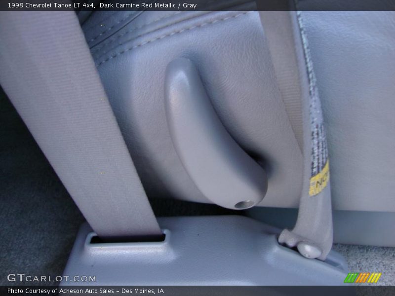 Dark Carmine Red Metallic / Gray 1998 Chevrolet Tahoe LT 4x4