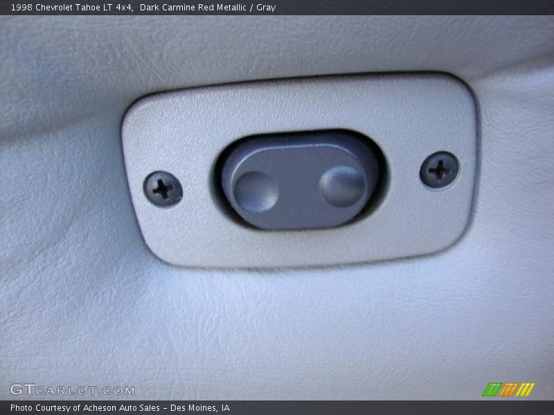 Dark Carmine Red Metallic / Gray 1998 Chevrolet Tahoe LT 4x4