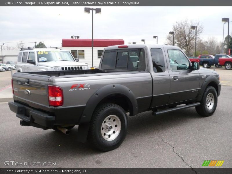 Dark Shadow Grey Metallic / Ebony/Blue 2007 Ford Ranger FX4 SuperCab 4x4