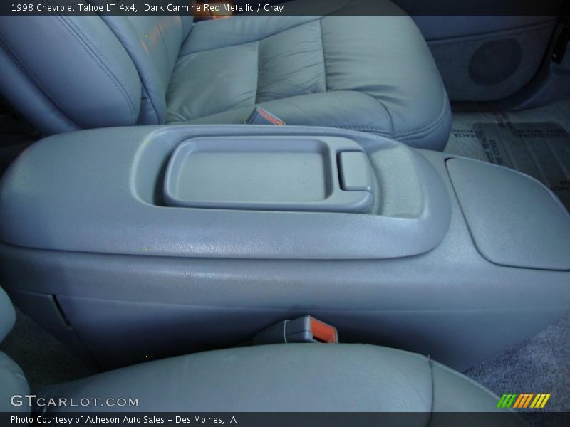 Dark Carmine Red Metallic / Gray 1998 Chevrolet Tahoe LT 4x4