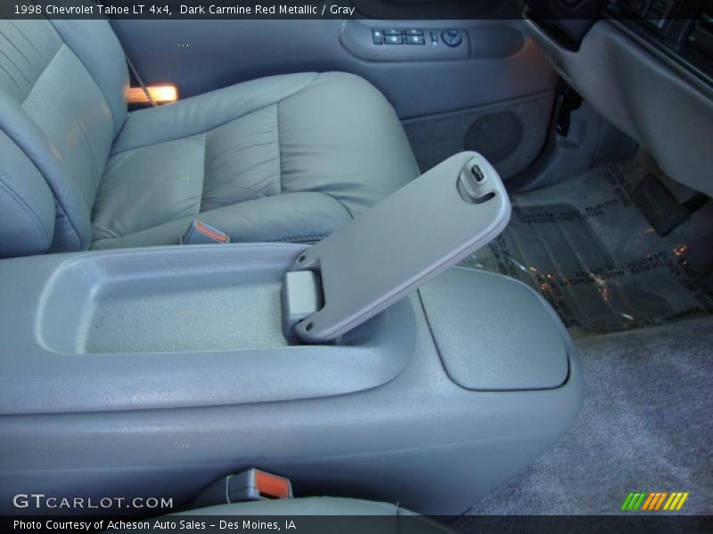 Dark Carmine Red Metallic / Gray 1998 Chevrolet Tahoe LT 4x4