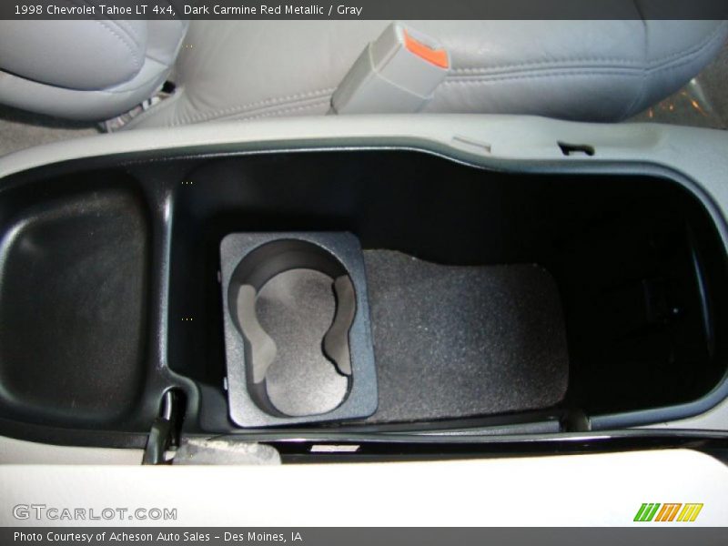 Dark Carmine Red Metallic / Gray 1998 Chevrolet Tahoe LT 4x4