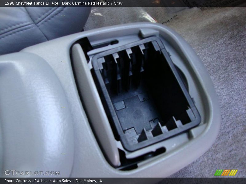 Dark Carmine Red Metallic / Gray 1998 Chevrolet Tahoe LT 4x4