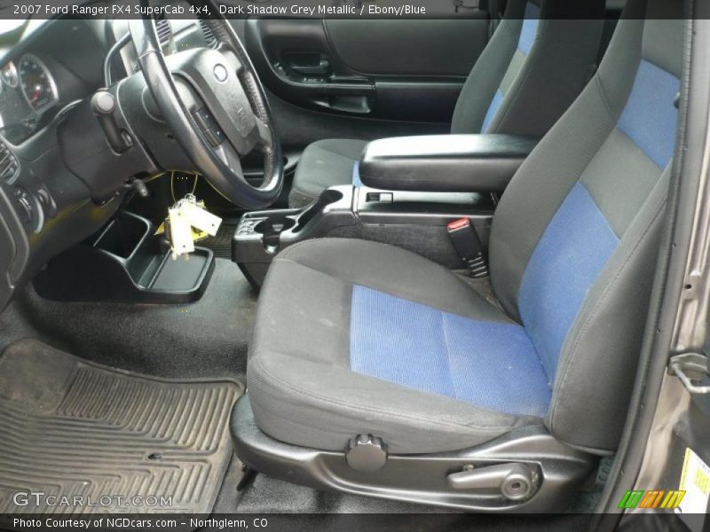 Dark Shadow Grey Metallic / Ebony/Blue 2007 Ford Ranger FX4 SuperCab 4x4