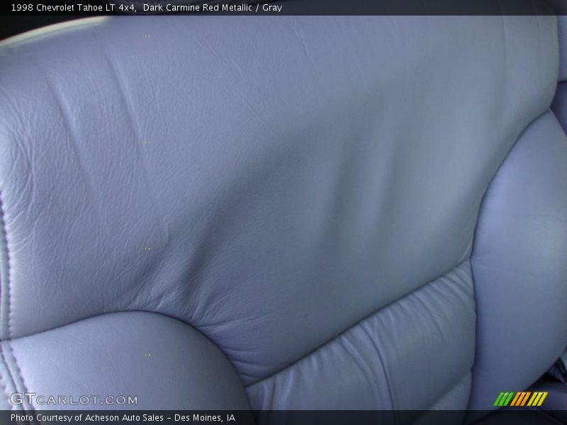 Dark Carmine Red Metallic / Gray 1998 Chevrolet Tahoe LT 4x4