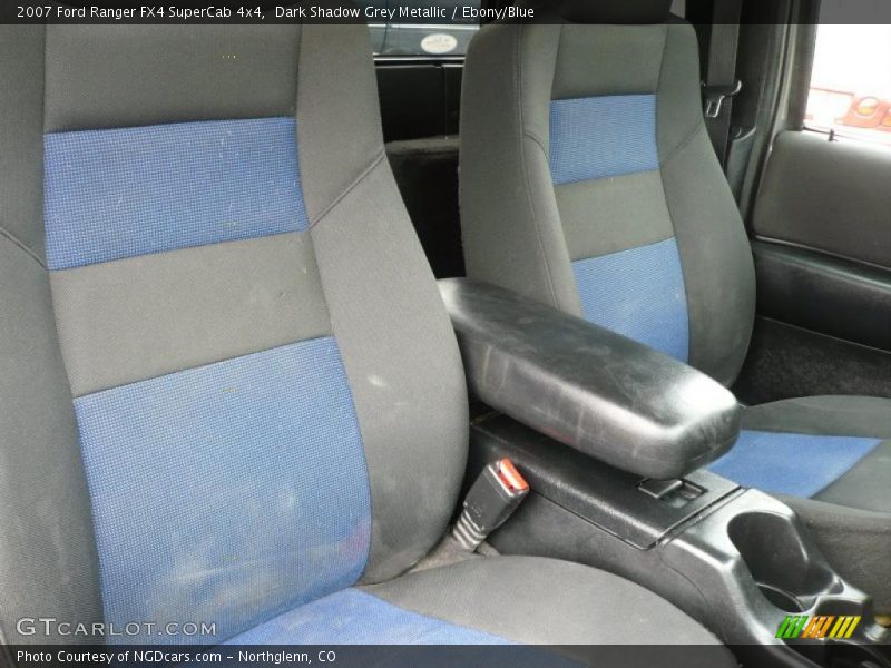 Dark Shadow Grey Metallic / Ebony/Blue 2007 Ford Ranger FX4 SuperCab 4x4