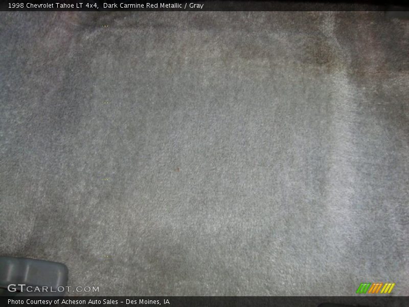 Dark Carmine Red Metallic / Gray 1998 Chevrolet Tahoe LT 4x4