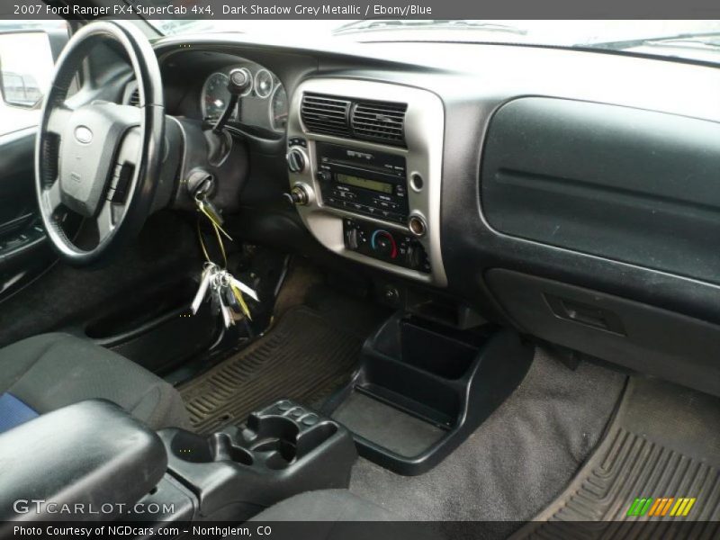 Dark Shadow Grey Metallic / Ebony/Blue 2007 Ford Ranger FX4 SuperCab 4x4