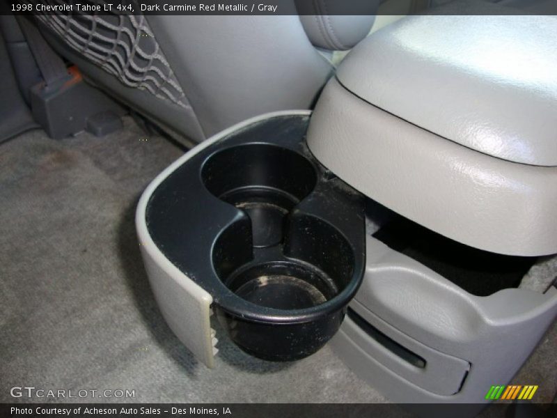 Dark Carmine Red Metallic / Gray 1998 Chevrolet Tahoe LT 4x4