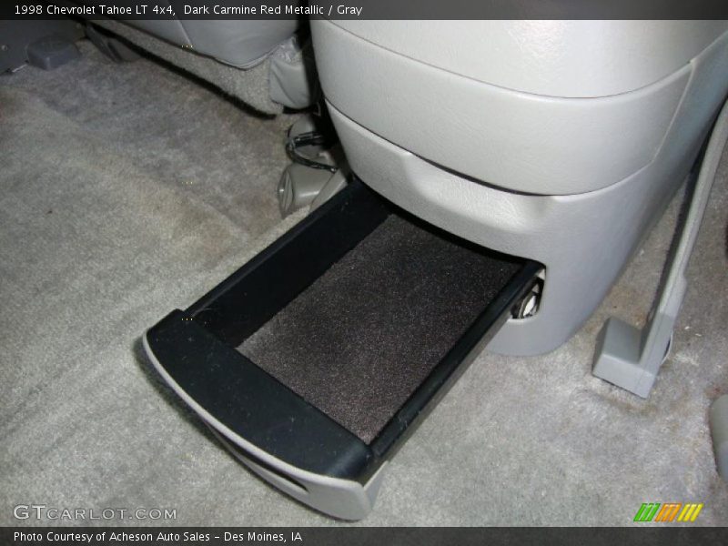 Dark Carmine Red Metallic / Gray 1998 Chevrolet Tahoe LT 4x4