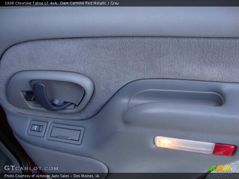 Dark Carmine Red Metallic / Gray 1998 Chevrolet Tahoe LT 4x4