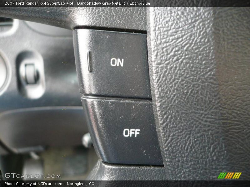 Dark Shadow Grey Metallic / Ebony/Blue 2007 Ford Ranger FX4 SuperCab 4x4