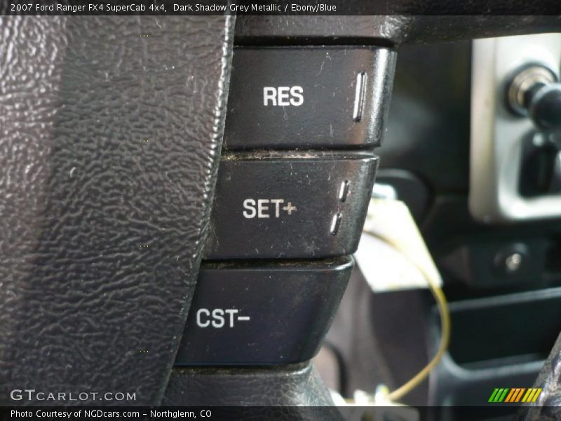 Dark Shadow Grey Metallic / Ebony/Blue 2007 Ford Ranger FX4 SuperCab 4x4