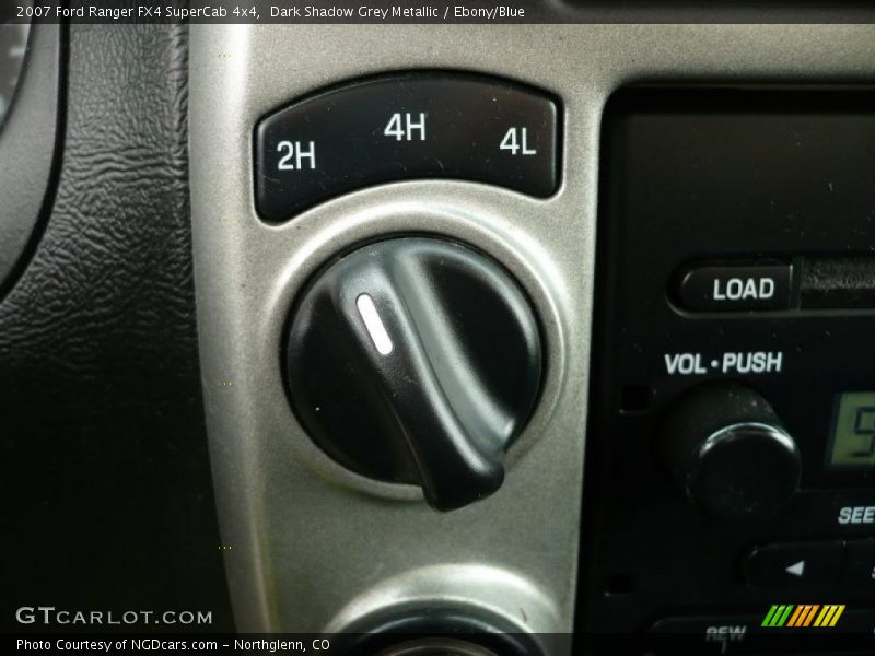 Dark Shadow Grey Metallic / Ebony/Blue 2007 Ford Ranger FX4 SuperCab 4x4