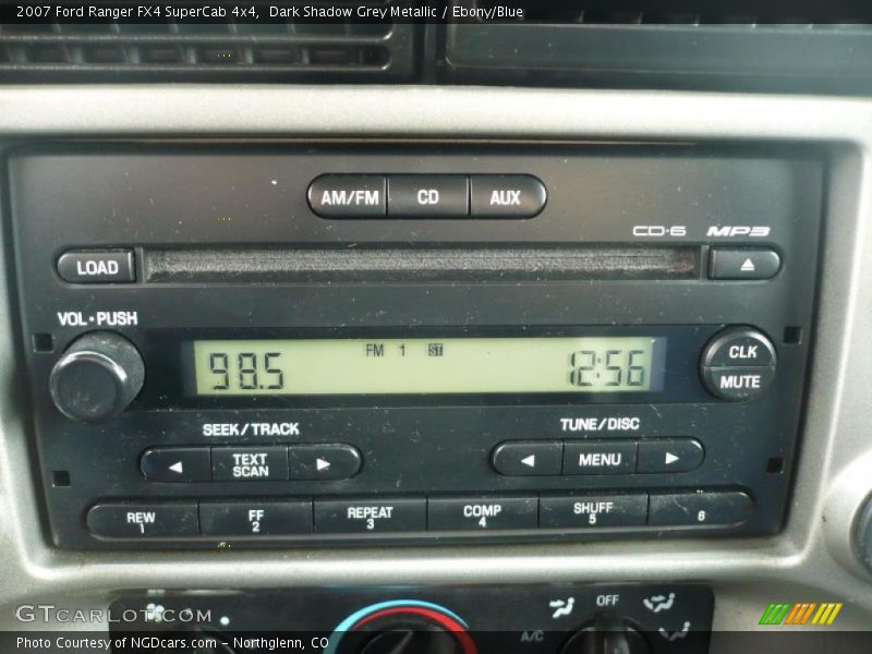 Dark Shadow Grey Metallic / Ebony/Blue 2007 Ford Ranger FX4 SuperCab 4x4