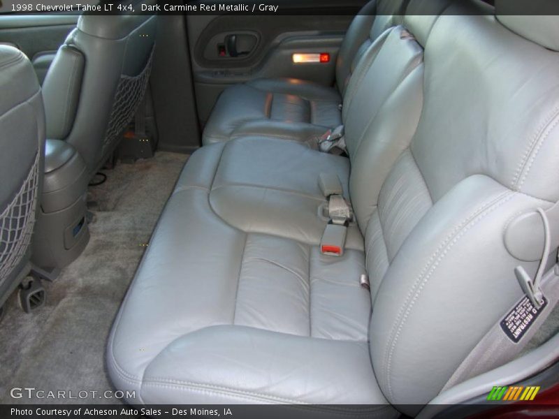 Dark Carmine Red Metallic / Gray 1998 Chevrolet Tahoe LT 4x4
