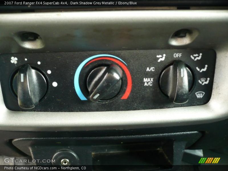 Dark Shadow Grey Metallic / Ebony/Blue 2007 Ford Ranger FX4 SuperCab 4x4