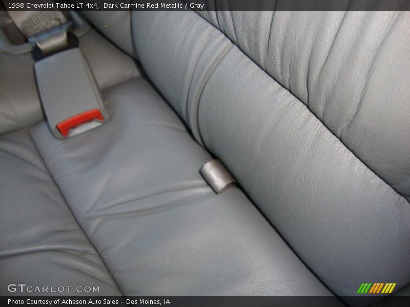 Dark Carmine Red Metallic / Gray 1998 Chevrolet Tahoe LT 4x4