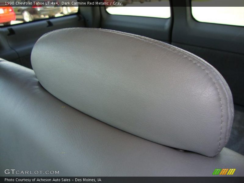 Dark Carmine Red Metallic / Gray 1998 Chevrolet Tahoe LT 4x4