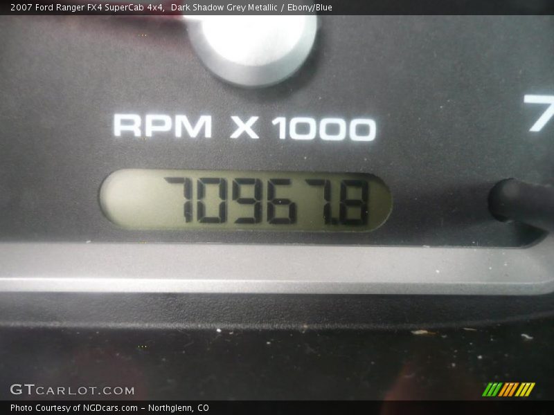 Dark Shadow Grey Metallic / Ebony/Blue 2007 Ford Ranger FX4 SuperCab 4x4
