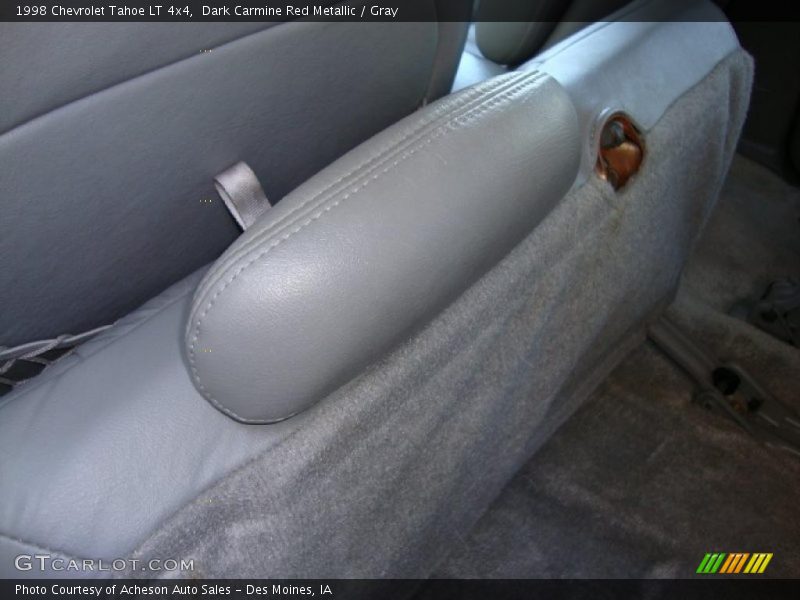 Dark Carmine Red Metallic / Gray 1998 Chevrolet Tahoe LT 4x4