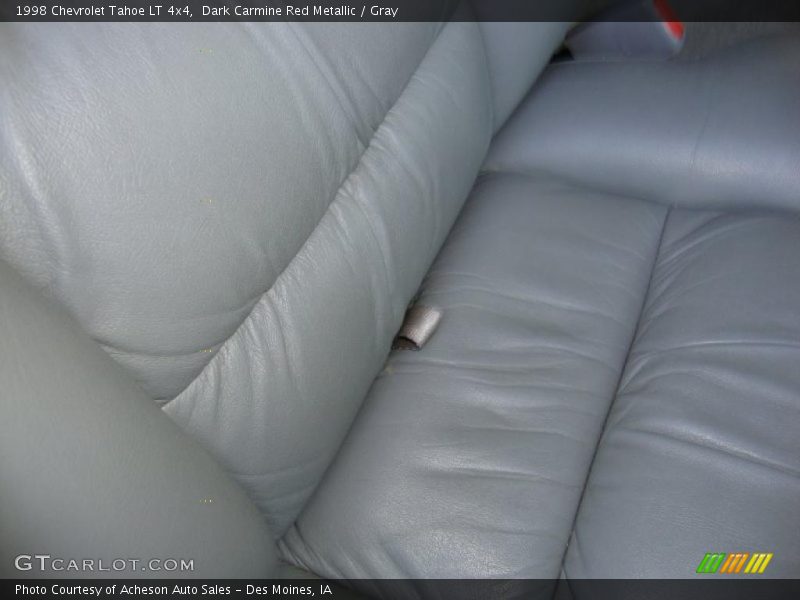 Dark Carmine Red Metallic / Gray 1998 Chevrolet Tahoe LT 4x4