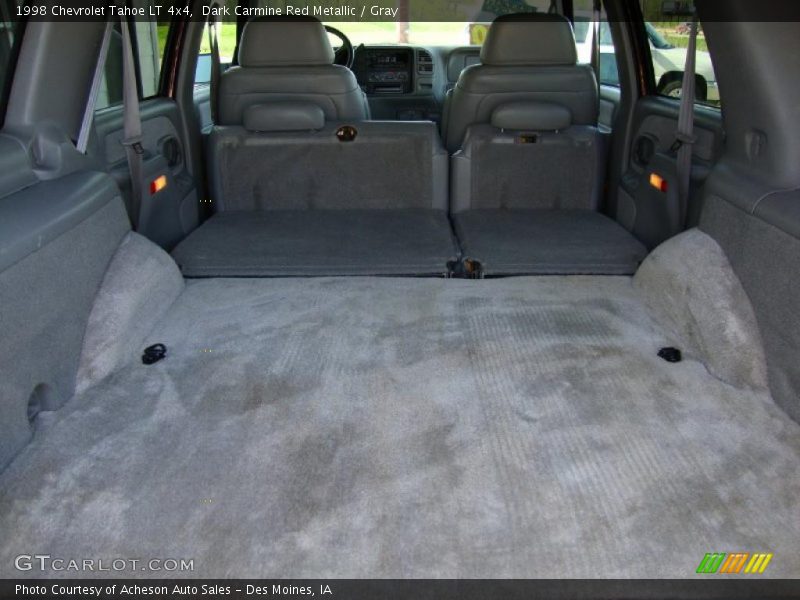 Dark Carmine Red Metallic / Gray 1998 Chevrolet Tahoe LT 4x4
